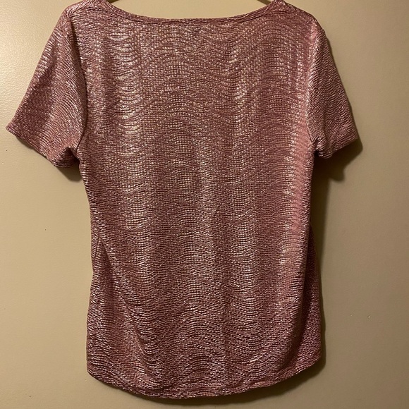 5 for $50 XS pink shiny Forever 21 top - loose fit - Picture 3 of 4